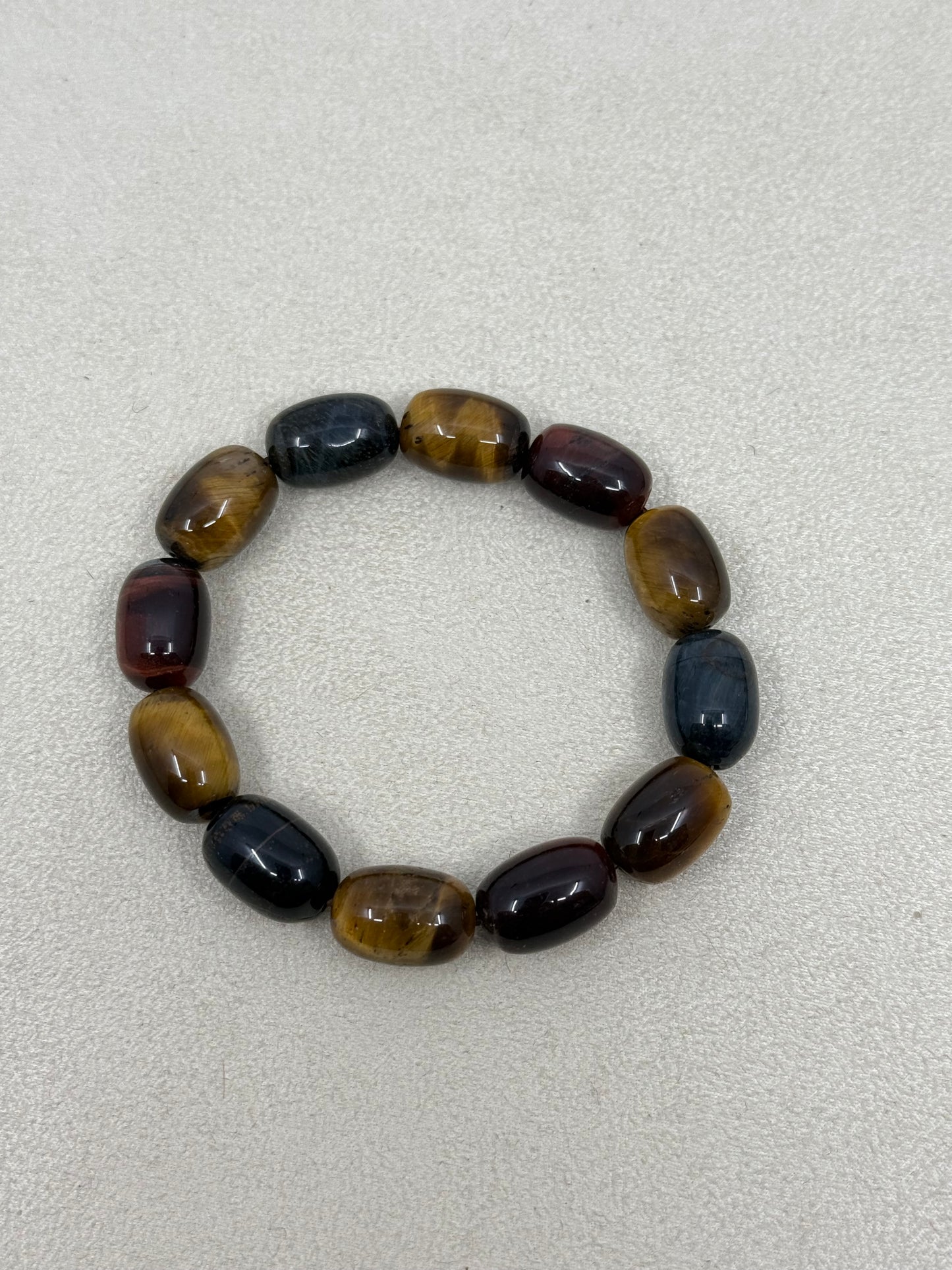 اسوارة من حجر عين النمر الطبيعي