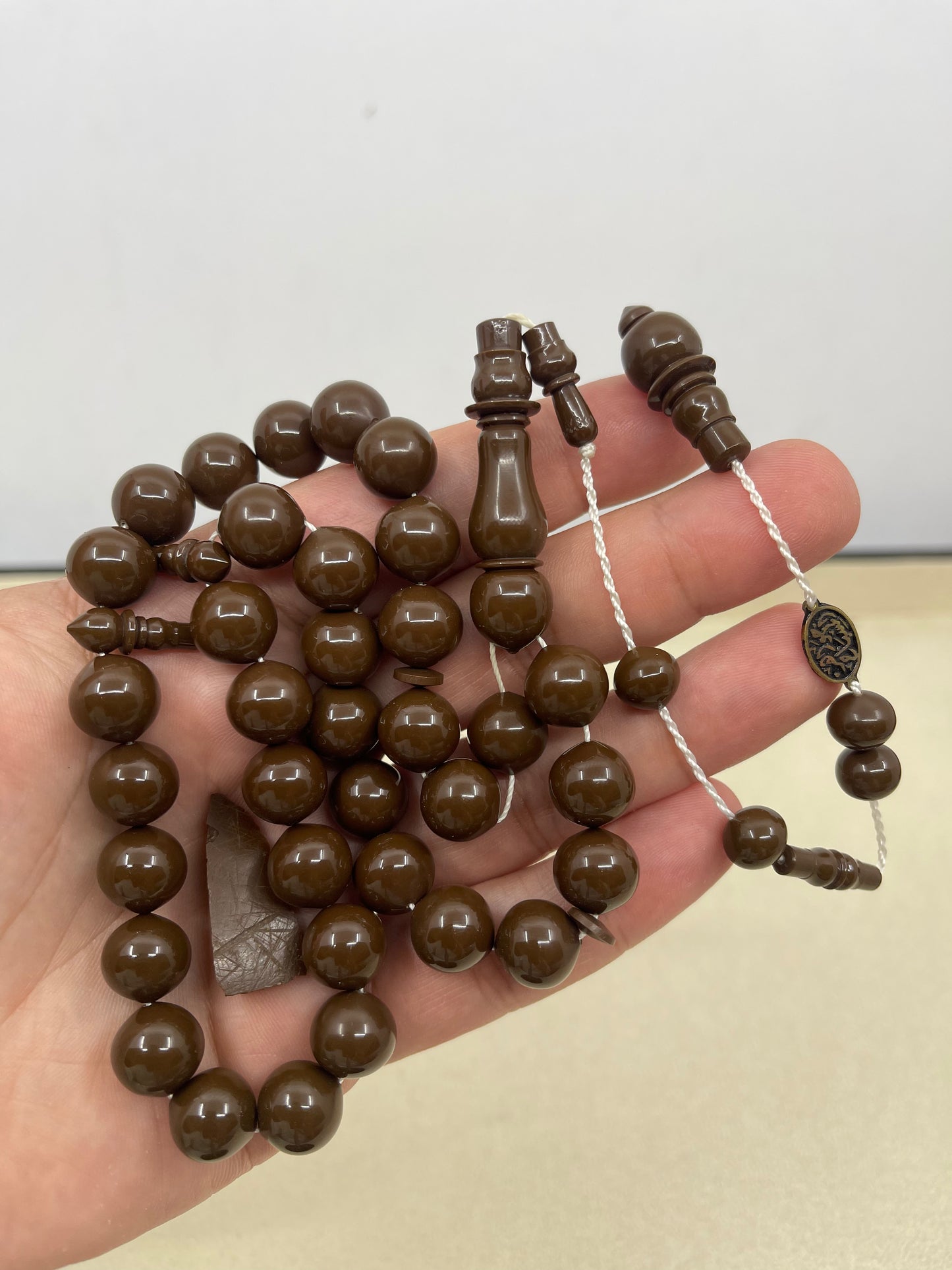 مسباح بكلايت من بولنغ صب قديم خراطة ورشة جواهر المسباح