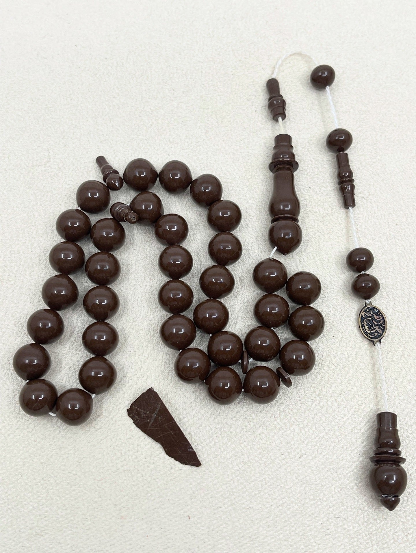 مسباح بكلايت من بولنغ صب قديم خراطة ورشة جواهر المسباح